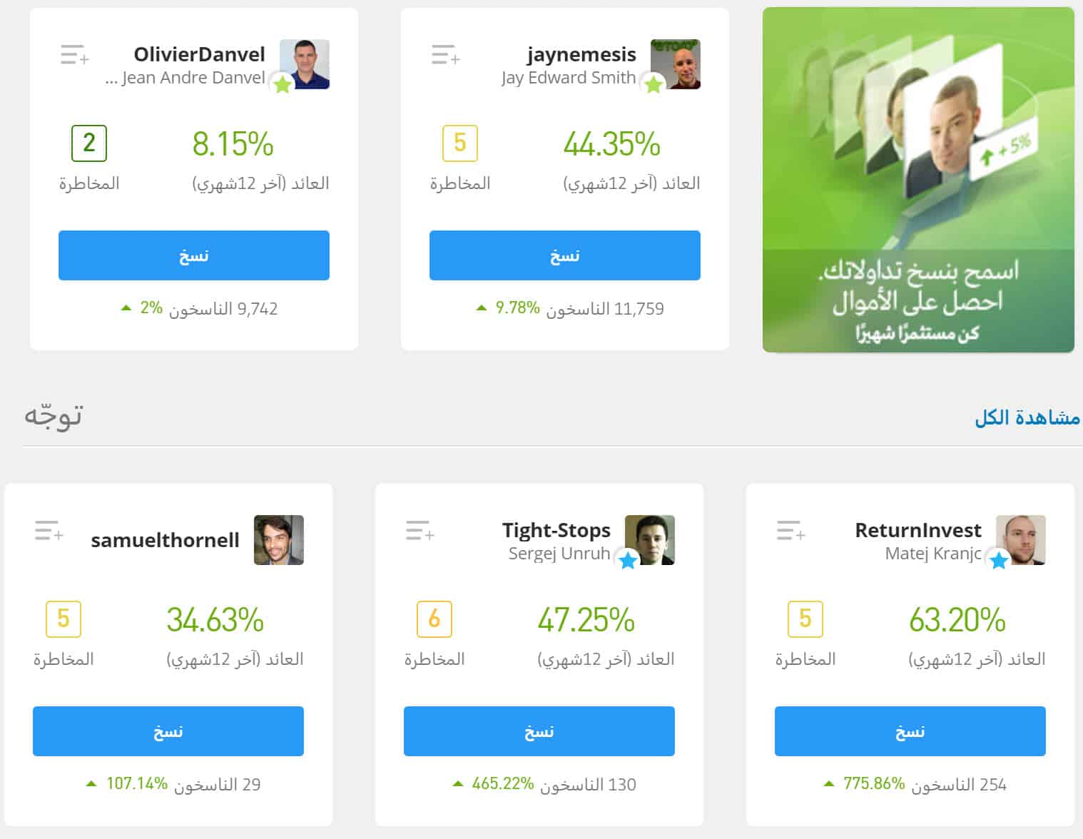 eToro copytrader